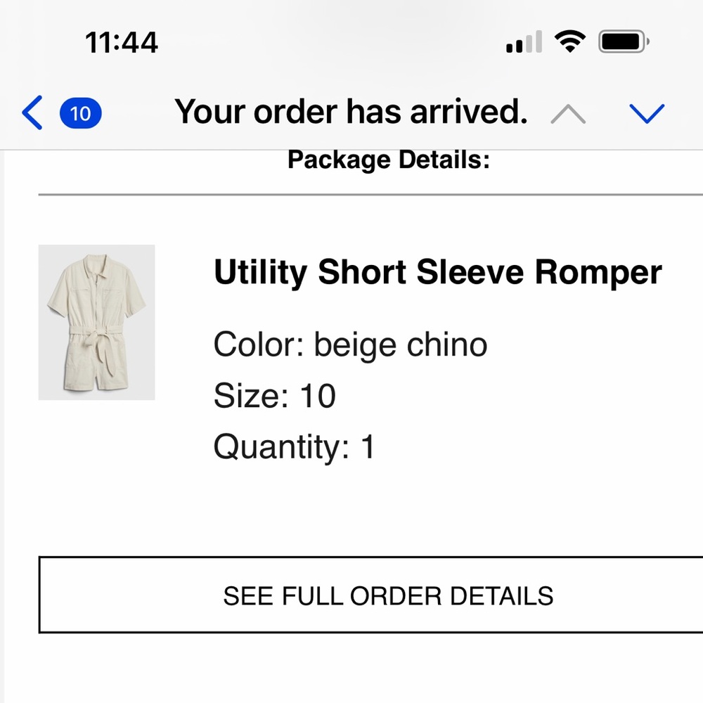 Gap Women’s Chino Utility Romper